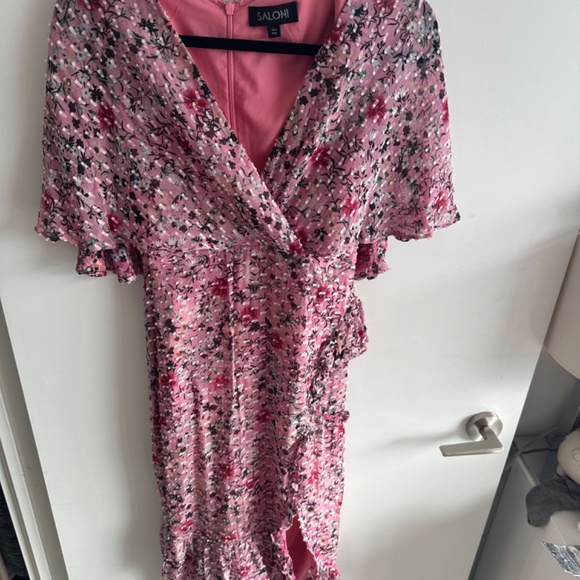 Saloni Silk Long Dress - Picture 4 of 8